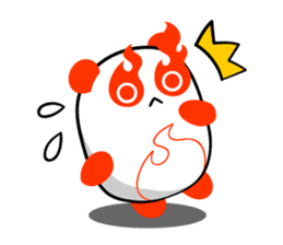 BURNING PANDA-CHAN sticker #890305