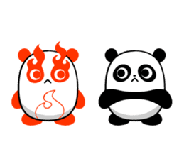 BURNING PANDA-CHAN sticker #890314