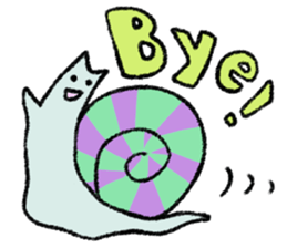 Feeling of snails sticker #890440