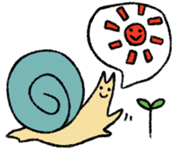 Feeling of snails sticker #890441