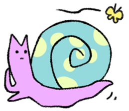 Feeling of snails sticker #890447