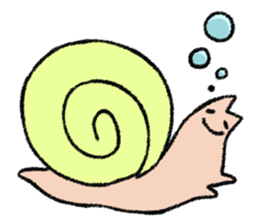 Feeling of snails sticker #890450