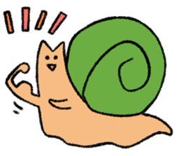 Feeling of snails sticker #890452