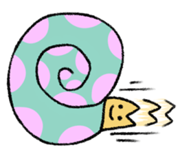 Feeling of snails sticker #890454