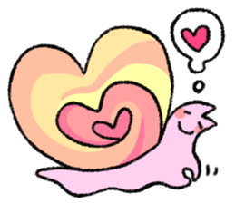 Feeling of snails sticker #890456