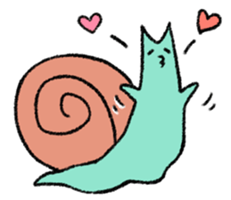 Feeling of snails sticker #890457