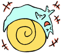 Feeling of snails sticker #890459