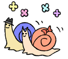 Feeling of snails sticker #890460