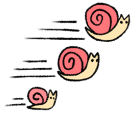 Feeling of snails sticker #890462