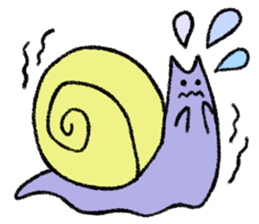 Feeling of snails sticker #890467