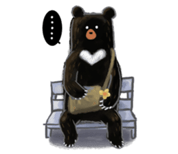 Black Bear2 sticker #890480