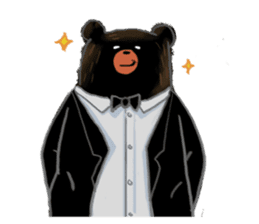 Black Bear2 sticker #890513