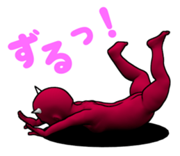 Daemon Friends - Red & Blue sticker #890928