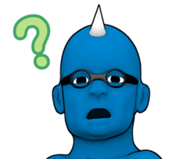 Daemon Friends - Red & Blue sticker #890933