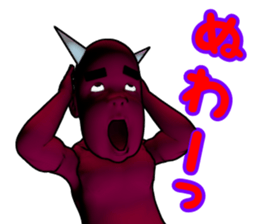 Daemon Friends - Red & Blue sticker #890952