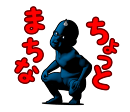 Daemon Friends - Red & Blue sticker #890957