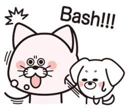The happy life of cat, HATCH & dog, YUYU sticker #891146