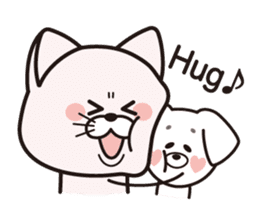 The happy life of cat, HATCH & dog, YUYU sticker #891152