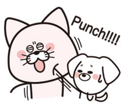 The happy life of cat, HATCH & dog, YUYU sticker #891155