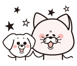The happy life of cat, HATCH & dog, YUYU sticker #891158