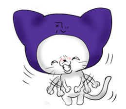Ninja cat laugh sticker #891689