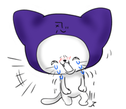 Ninja cat laugh sticker #891693