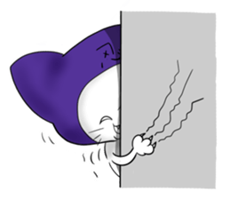 Ninja cat laugh sticker #891694