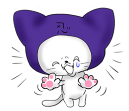 Ninja cat laugh sticker #891696