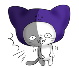 Ninja cat laugh sticker #891699