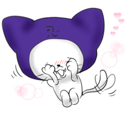 Ninja cat laugh sticker #891706