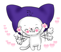 Ninja cat laugh sticker #891708