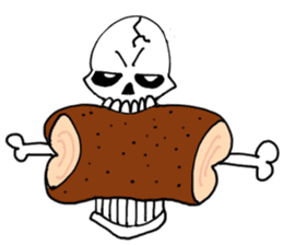 skull Sticker sticker #891719