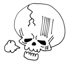 skull Sticker sticker #891725