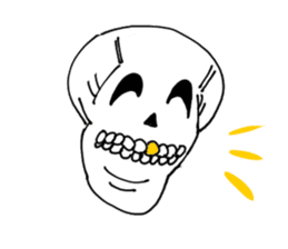 skull Sticker sticker #891731