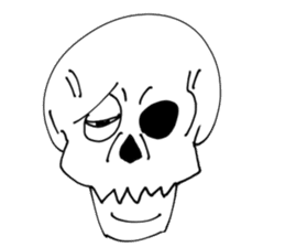 skull Sticker sticker #891734