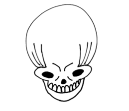 skull Sticker sticker #891738