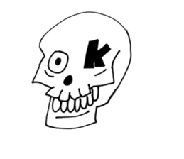 skull Sticker sticker #891741