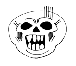 skull Sticker sticker #891745