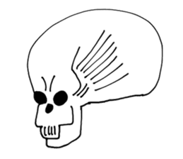 skull Sticker sticker #891747