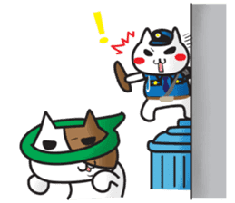 Nyanko Police sticker #891802
