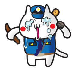 Nyanko Police sticker #891806