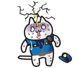 Nyanko Police sticker #891807