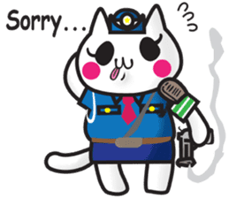 Nyanko Police sticker #891808