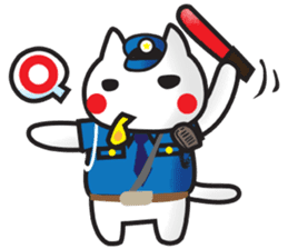 Nyanko Police sticker #891811