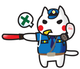Nyanko Police sticker #891812
