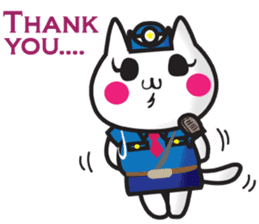 Nyanko Police sticker #891813