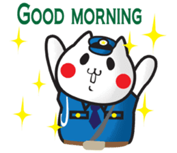 Nyanko Police sticker #891815
