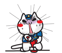 Nyanko Police sticker #891820