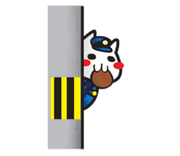 Nyanko Police sticker #891823