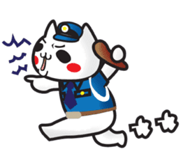 Nyanko Police sticker #891825